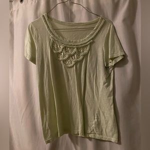 Cute Laura Scott Pastel Green Top
